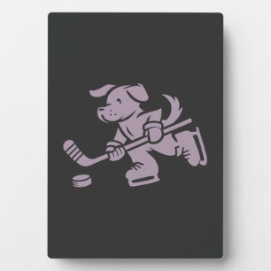 Plaque Photo Silhouette de chien Golden Retriever Labrador Hock