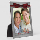 Plaque Photo Silver Mr & Mr Gay Mariage Photo Frame (Côté)