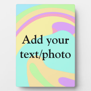 Plaque Photo Simple acrylique pour marbre ajouter votre nom de