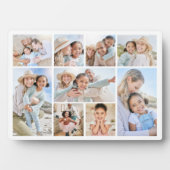 Plaque Photo Simple Custom Family Photo Collage (Devant)