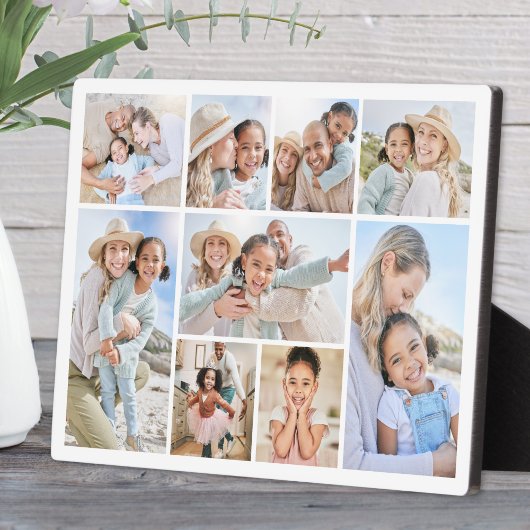 Plaque Photo Simple Custom Family Photo Collage