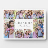 Plaque Photo Simple Grandma Photo Collage (Devant)