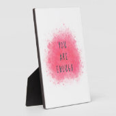 Plaque Photo Simple Inspiration Vous Êtes Assez Citation D'Affi (Côté)