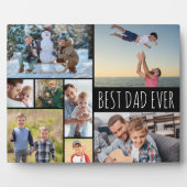 Plaque Photo Simple MEILLEUR DAD EVER 8 Collage photo (Devant)