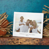 Plaque Photo Simple moderne Vacances en famille (Côté)