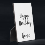 Plaque Photo simple petit heureux anniversaire ajouter votre no<br><div class="desc">conçu pour vous</div>