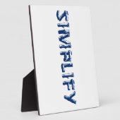 Plaque Photo Simplifier (Côté)