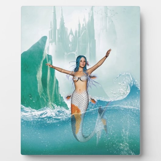 Plaque Photo Sirène (Devant)