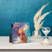 Plaque Photo Sirène aux cheveux chatoyants (Insitu)