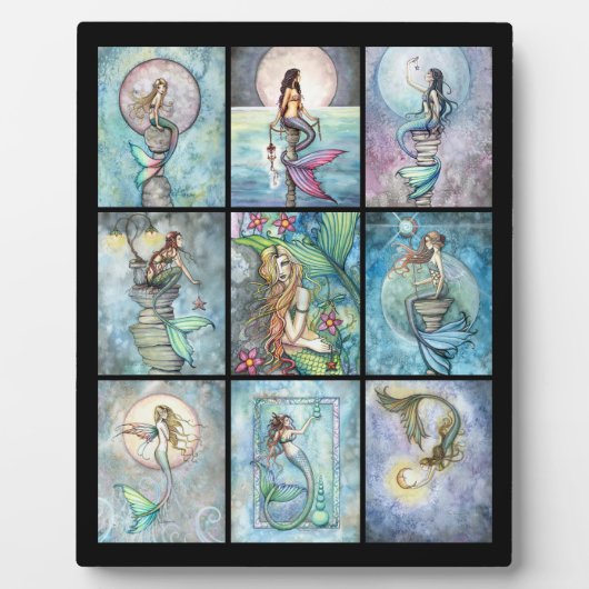 Plaque Photo Sirène indépendante PIcture 9 Sirènes en une (Devant)