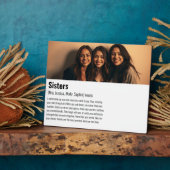 Plaque Photo Sister Memorial Définition Custom Acrylique Keepsa (Côté)