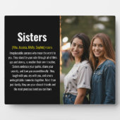 Plaque Photo Sister Memorial Définition Custom Acrylique Keepsa (Devant)