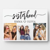 Plaque Photo Sisterhood Sisters 3 Photo Collectionneur Keepsaké (Devant)