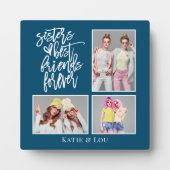 Plaque Photo Sisters Best Friends Forever (Devant)