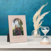 Plaque Photo Sisters BFFs Elegant Arch Frame Photo Keepsaké (Côté)