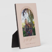 Plaque Photo Sisters BFFs Elegant Arch Frame Photo Keepsaké (Côté)