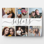 Plaque Photo Sisters Photo Collage Cadeau Soeur Cadeaux (Devant)
