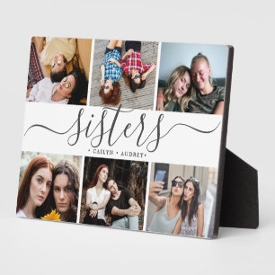 Plaque Photo Sisters Photo Collage Cadeau Soeur Cadeaux