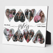 Plaque Photo Sisters Script, Sisters Love Keepsaké Collage Cade (Côté)