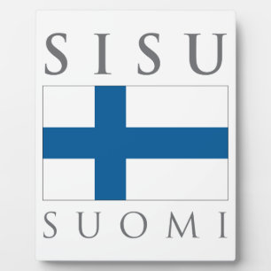 Plaque Photo Sisu Suomi