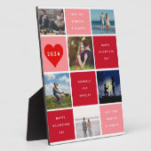 Plaque Photo six photos | Joyeux Valentines Day Grid Sherpa (Côté)