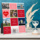 Plaque Photo six photos | Joyeux Valentines Day Grid Sherpa (Côté)