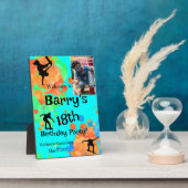 Plaque Photo Skateboard Anniversaire Photo (Côté)