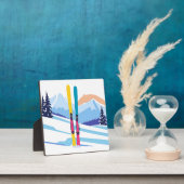 Plaque Photo Ski d'hiver (Insitu)