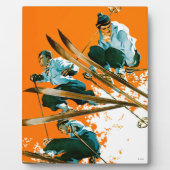 Plaque Photo Ski Jumpers par Ski Weld (Devant)