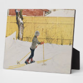 Plaque Photo Skier, c.1909 (Côté)