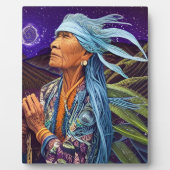 Plaque Photo Sky Road Walker Native American Imaginaire Art (Devant)