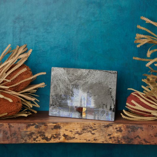 Plaque Photo Skyline (Côté)