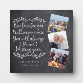 Plaque Photo Slate Family Memorial Trois garde-photos (Devant)