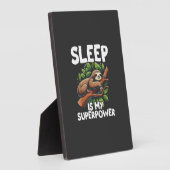 Plaque Photo Sleep is My Superpower Sloth T-Shirt (Côté)