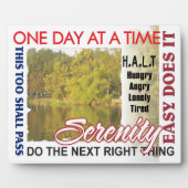 Plaque Photo slogans de récupération (Devant)