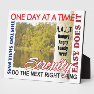 Plaque Photo slogans de récupération