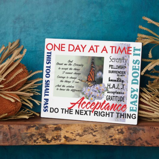 Plaque Photo slogans de récupération (Côté)