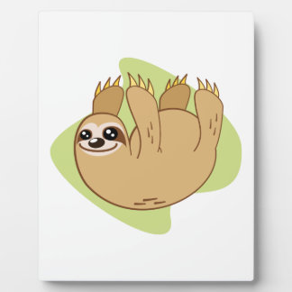 Plaque Photo Sloth