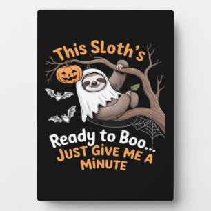 Plaque Photo Sloth Halloween Sloths Cute Bat Vampire Essentiel