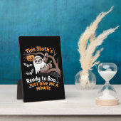 Plaque Photo Sloth Halloween Sloths Cute Bat Vampire Essentiel (Côté)