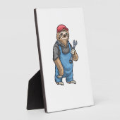 Plaque Photo Sloth Mechanic Wrench Classic T-Shirt (Côté)