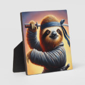 Plaque Photo Sloth Ninja (Recto)