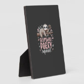 Plaque Photo Sloth Slumber Party Squad Kids Girls Sleepover T-S (Côté)