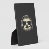 Plaque Photo Sloth Wearing Sunglasses Graphic Sloth Shirt Men W (Côté)