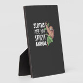 Plaque Photo Sloths are my Spirit Animal lazy cute Sloth T-Shir (Côté)