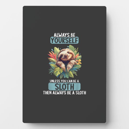 Plaque Photo Sloths Sloth T-Shirt (Devant)