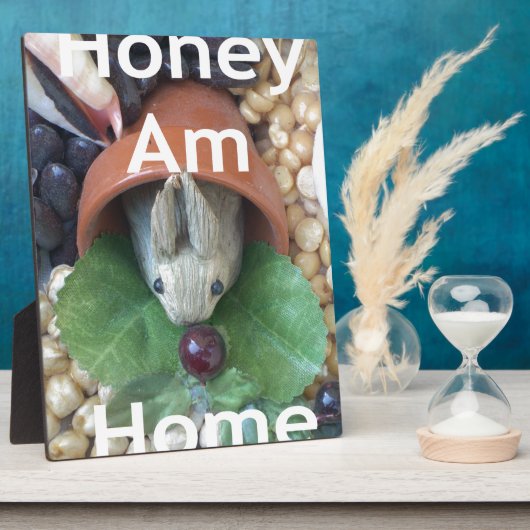 Plaque Photo Snacking de lapin mignon (Côté)