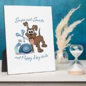 PLAQUE PHOTO SNAILS SNIPS & POPPY DOG TAILS ... (Côté)