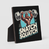 Plaque Photo Snatch Squatch - Drôle Poids (Recto)