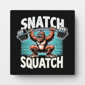 Plaque Photo Snatch Squatch - Drôle Poids (Devant)